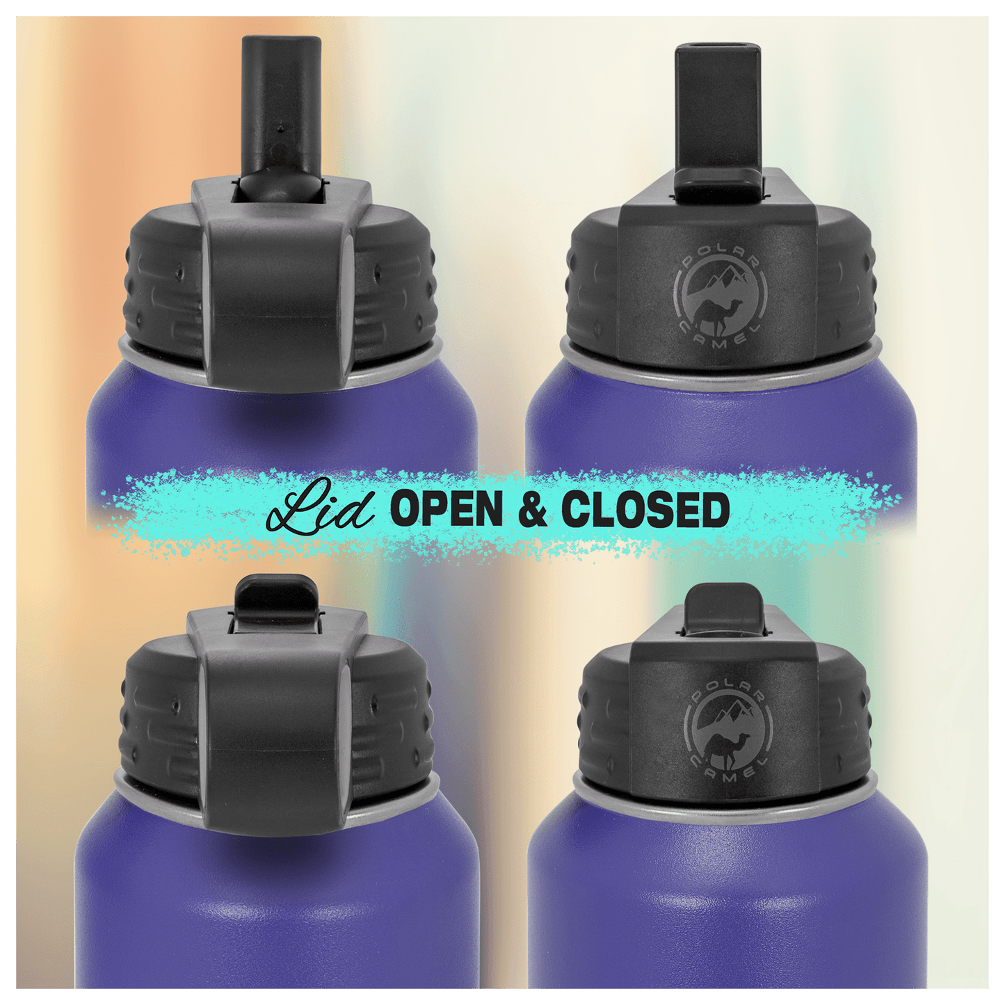 Laser Engraved 20 oz., 32 oz., or 40 oz. Water Bottle