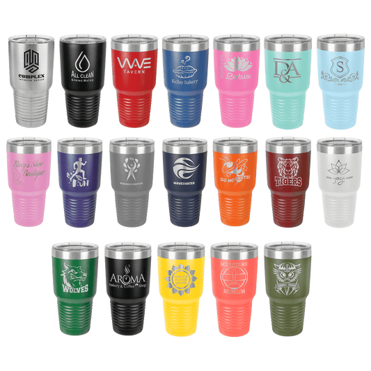 Laser Engraved 30 oz. Tumbler